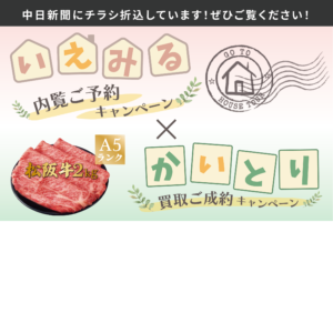 12/13(土)中日新聞にチラシを折込しております。